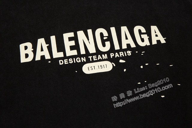 Balenciaga專櫃巴黎世家2023SS新款印花T恤 男女同款 tzy2644